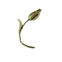 Elegant Tulip Brooch Electroplate Clothing Pin Accessories Romantic Suit Charm Deco  Ladies auksas
