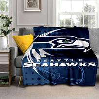 Seattle Seahawks Logo Portable Blanket/Soft Blanket Bedding Blanket Suitable for Travel Camping Living Rooms Offices Sofas Fan Gifts 100x150cm