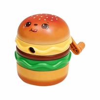 Adjustable Thickness Burger Pencil Sharpener Hamburger Shape Manual Pencil Cutter  Gift tamsios kavos spalvos