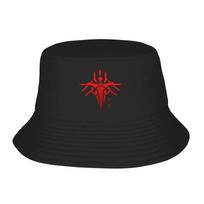 New Unisex DS Death Stranding Game Ghost Mech Logo Red Bucket Hat  Personality FisherUnisex Hats Spring Trendy Caps Hawaii Su One Size