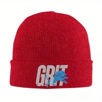 New Detroits Lions Beanie Hats Bonnet Hats Unisex Adult Vintage Hippie Knit Hat Winter Printed Thermal Elastic Caps