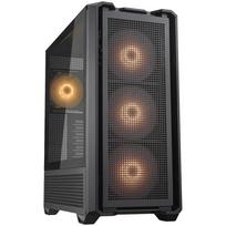 Cougar Obudowa Mx600, Midi Tower, Czarna juoda