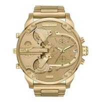 Diesel DZ7399 men's watch Golden strap Golden dial 57mm + box
