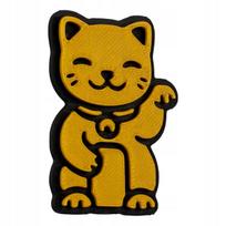 Magnes na lodówkę maneki neko japoński kot szczęścia złoty 3d