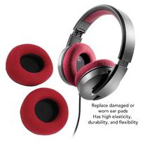 2PCS Noise Isolation Ear Cushions for Focal Listen Wireless/ Focal Listen Pro Headphone raudona