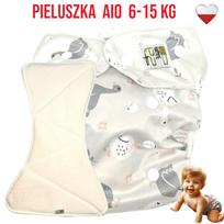 Pieluszka wielorazowa aio kieszonka bambus gąski  nappime
