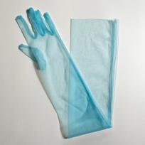 Women Ultra Tulle Gloves Mesh Sheers Full Finger 70Cm Elbow Long Gloves Vintage Sunscreen Gloves Wedding Bride Dress Mittens One Size