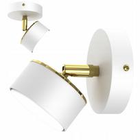 Lampa ścienna plafon sufitowy reflektor biały złoty gx53 polska lampa led