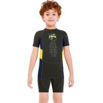 Kids 2.5mm Neoprene Short Sleeve Wetsuit Surfing Diving Swimming Boys Thermal Rash Guard UV Protection Small pilka