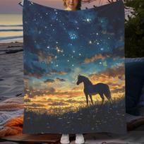 1pc Luxurious and Soft Throw Blanket with Playful Designs - High-Quality Flannel Material, Machine Washable, Durable, and Perfe Size: 75*100cm, Weight: 230 GSM