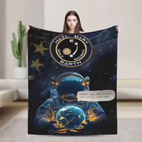 Super Soft Blankets Travel Project Hail Mary Bedding Throws Flannel Bedspread For Couch Bed Novelty Sofa Bed Cover Size: 75*100cm, Weight: 230 GSM