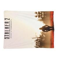 STALKER 2 Heart Of Chernobyl Blankets Soft Warm Flannel Throw Blanket Cover for Bed Living room Picnic Travel Home Couch Size: 75*100cm, Weight: 230 GSM
