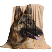 Pet Dog Pirate Dog with Hat Fleece Fuzzy Blankets for Bed Sofa Couch Blanket King Queen Full Size Super Soft Warm Lightweight Size: 75*100cm, Weight: 230 GSM