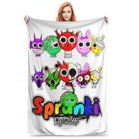 Sprunki Incredibox Boys Just A Boy Who Loves Blanket Warm Flannel Sofa Throw Blanket for Couch Bedding Travel Throws Bedspread Size: 75*100cm, Weight: 230 GSM
