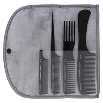 Olivia garden carbon+ion profesjonalny zestaw grzebieni fryzjerskich z jonizacją - 4 grzebienie + etui