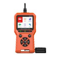 Variklio OBD 2 skaitytuvas Automobilių diagnostikos įrankis Automobilių ODB2 kodų skaitytuvas YM509 Trinti klaidų kodus Kelių kalbų OBD2 skaitytuvas oranžinė
