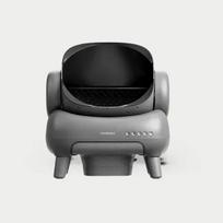 Smart Automatic Self-Cleaning Cat Toilet - APP Control, Extra Large Space, Suitable for Large Cats Grey with app