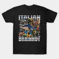 Tralalero Tralala Italian Funny Shark Expression T-shirt Men's Fashion Humor T-shirt Unisex Summer Tops Oversized Cotton T-shirt S
