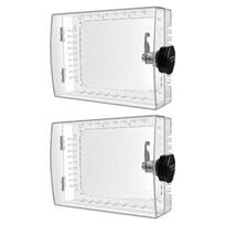 Large Thermostat Lock Box Clear Protective Cover with Combination Code Security for Temperature Control and Tamper Proof 1