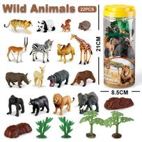 Simulation Mini Wild Fram Ocean Animals Dinosaurs Insect Pet Dogs Insect Model Action Figure Realistic PVC Figurine Children Gifts
