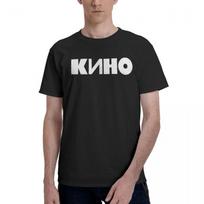 Viktor Tsoi KINO 100 Cotton Casual Breathable Confortable Shirt New Gifts And TShirts Mens Tops S juoda