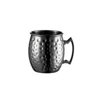 Hammered Copper Plated Moscow Mule Mug Stainless Steel Cocktail Cup with Double Wall Vacuum Insulation Metal Bar Glasses for Home S juoda