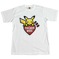 HUMAN MADE Pokemon RAUDONAS GRAFIKA Harajuku Pikachu Animacinis vidutinio dydžio PAKARTOTINIS spaudimas Unisex Marškinėliai S