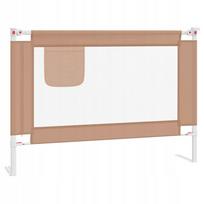Kūdikio lovytės apsauga, taupe spalvos, 90x25 cm, medžiaginė