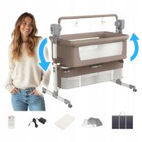 Kūdikio lovytė su automatiniu supimo mechanizmu ir muzika