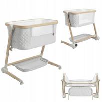 Elektrinė kūdikio lovytė Carrello Salsa Cot, 6 aukščiai, 0–6 mėn.