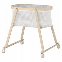 Kūdikio lovytė su čiužiniu IKEA ALSKVARD, beržas, 40x73 cm