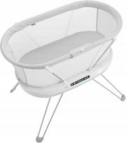 Fisher-Price šoninė lovytė su išmaniąja verkimo atpažinimo naktine lempute