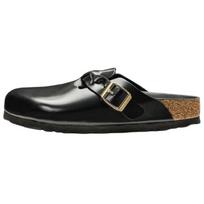 Birkenstock Boston Braided Lena Leather Versatile Comfortable Clogs Men clogs Black 1030592