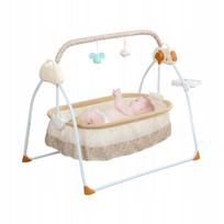 Sulankstoma kūdikių supynė, 5 greičiai, Bluetooth, pultelis, laikmatis, iki 18 mėn., 25 kg