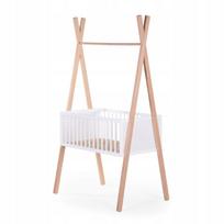 Vaikiška lovytė Childhome Tipi 50x90 cm su drabužių kabykla