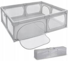 Vaikų žaidimų maniežas PLAYPEN 200x140 cm su sausų kamuoliukų baseinu