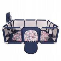 Vaikų žaidimų maniežas PLAYPEN su krepšinio lankais ir 100 kamuoliukų