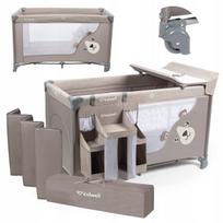 Kelioninė lovytė su priedais BLISSY Beige 3in1