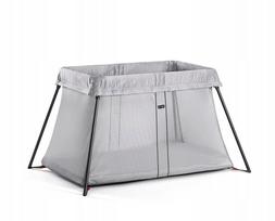 Kelioninė kūdikio lovytė BABYBJORN Light, sidabrinė