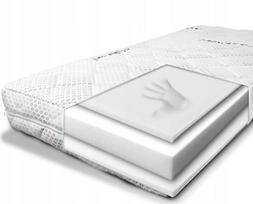 Vaikiškas čiužinys PREMIUM HR VISCO, 120x60x12,5 cm, elastingas putų užpildas