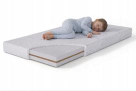 Vaikiškas čiužinys OLO Baby Natural, 160x80 cm, 10 cm, kokoso ir putų užpildas