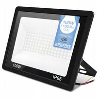 Halogeninis 100W darbinis prožektorius, 11000 lm, atsparus vandeniui, plonas