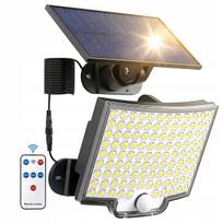 Lauko LED saulės šviestuvas su judesio jutikliu