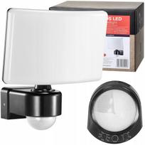 Lauko LED lempa 30W su judesio ir sutemų jutikliu, juoda