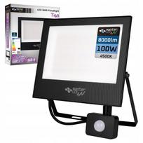 Lauko LED prožektorius su judesio jutikliu, 100W, 4500K, IP65