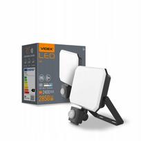 LED prožektorius su judesio davikliu, 30W, 2850 lm, 5000K, IP65, WHITE MILK