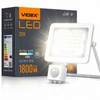LED lauko prožektorius su judesio jutikliu, 20W