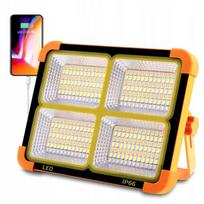 Nešiojamas LED saulės prožektorius IP66, įkraunamas USB