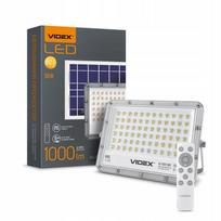 Saulės LED prožektorius Videx, 50W, 1000 lm, IP65, su nuotolinio valdymo pultu