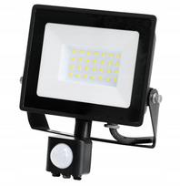 Lauko LED prožektorius su judesio jutikliu 30W, 2400 lm, neutralios baltos šviesos, IP44, KOBI